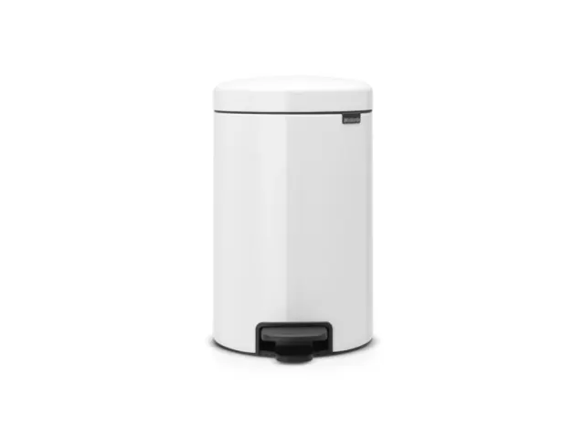 Pedaalemmer Newicon 12 ltr. wit