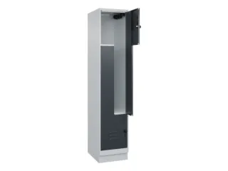 Z-garderobekast,HxBxD 1950x400x500mm,vak B 200/400mm,draaigrendel - 2