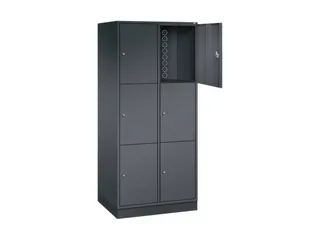 grootvolume-lockersysteem,HxBxD 1950x820x600mm,2x3vakken,cil.-slot - 1