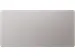 Tableau en verre mat 100x200cm gris chaud coins arrondis