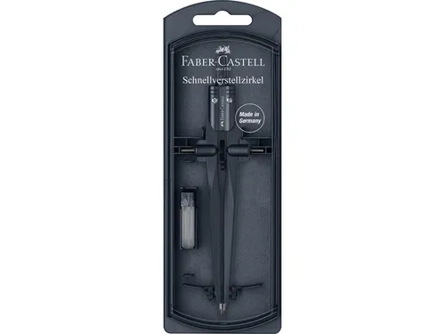 Snelverstelpasser Faber-Castell Stream display ass. kleuren diepblauw,