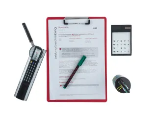 klembord A4 rood met sterke klem - 6