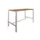 Domino Basic statafel 140x80cm 110cm Havana Kersen 25mm Alu