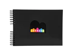 Fotoalumb IDERAMA 32x22cm 50bl zwart