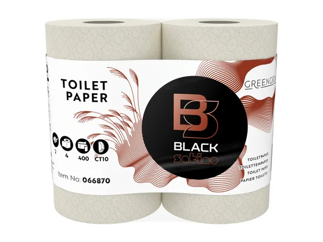 Toiletpapier BlackSatino GreenGrow CT10 2-laags 320vel naturel 065630