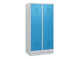 schoollocker,HxBxD 1630x800x500mm,2vak,vak B 400mm,cil.-slot,sokkel - 2