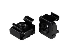 M6 kooimoeren voor serverkast en rack 100 stuks pak zwart