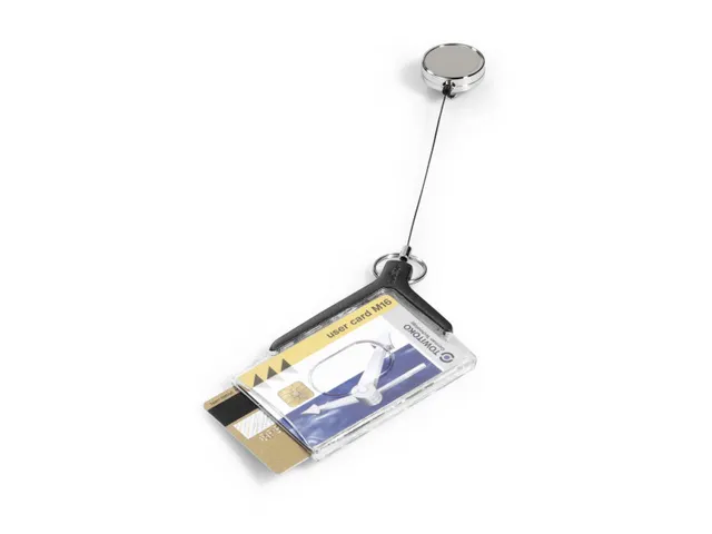 Durable Badge Deluxe Pro 54x85mm Houtskool Antraciet