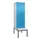 locker voor scheiding van kleding,HxBxD 2120x600x815mm,2vak