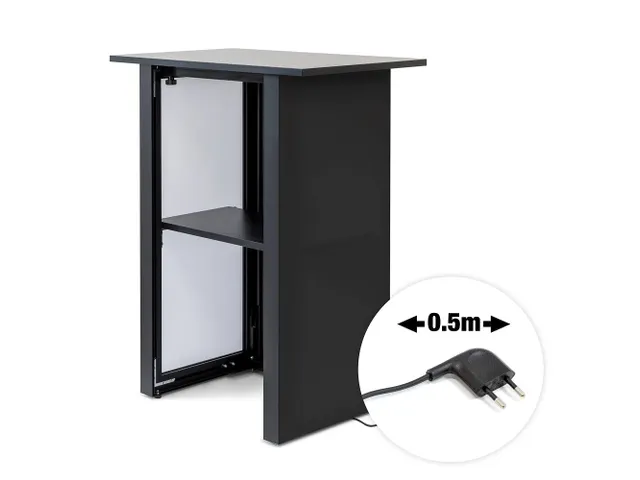 Digital Counter Futuro met 32 inch Samsung scherm Portret Zwart