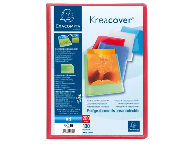 Protège-documents en polypropylène semi-rigide KreaCover Chromaline