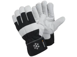 Tegera 377 koudebestendige lederen handschoenen, zwart/wit, maat 10, p - 1