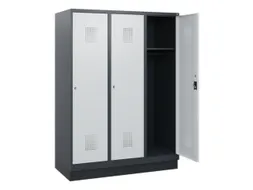 schoollocker,HxBxD 1630x1200x500mm,3vak,vak B 400mm,cil.-slot,sokkel