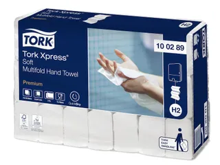 Tork 100289 Xpress Handdoek Premium H2 I-vouw Soft 2-laags 21x150st - 4