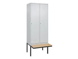 locker voor scheiding van kleding,HxBxD 2120x800x815mm,2vak