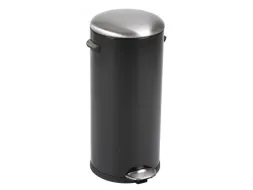 Pedaalemmer Belle Deluxe 30 Liter Zwart Mat RVS