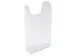 Wandfolderhouder A6 verticaal transparant