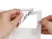 Naambadge etiket Avery L4787 80x50mm Blauw kader Laserprinter 200stuks