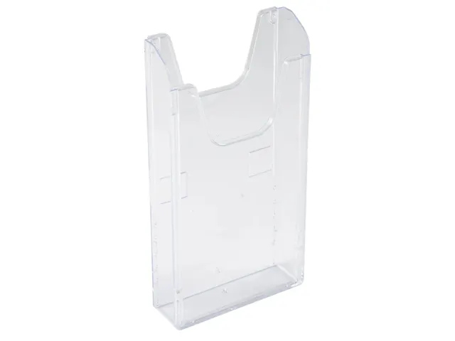 Wandfolderhouder A6 verticaal transparant