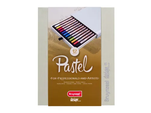 Kleurpotloden Bruynzeel 8840 Design pastel 12 stuks assorti