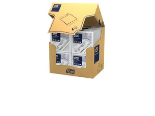 Servetten Tork 477579 Soft dinner 3-laags 39x39cm wit 100st. - 4