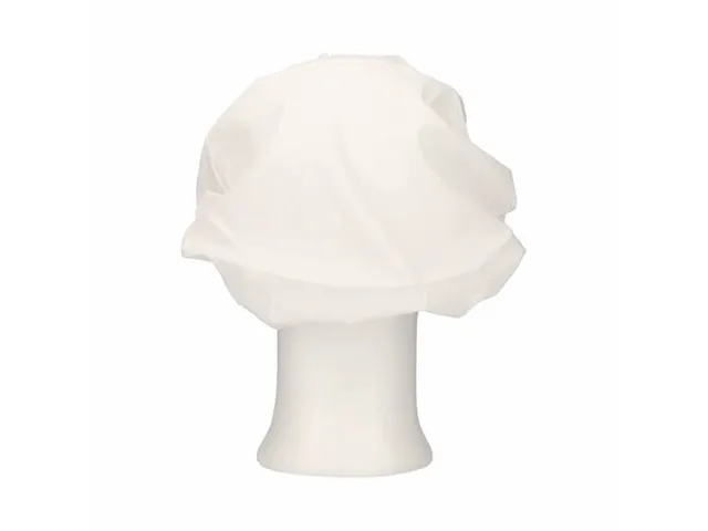 Charlotte avec rabat Polycoton Universel Blanc 100 pièces