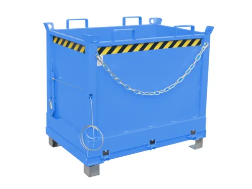 klapbodemcontainer,HxLxB 1145x840x1245mm,0,75m³,hijsogen,vorksloffen