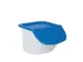 Distributeur ingrédients 15 litres PP 280x400x440mm blanc/bleu