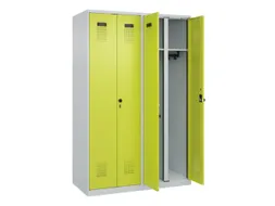 locker voor scheiding van kleding,HxBxD 1850x1200x500mm,4vak