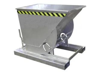 kiepbak,HxLxB 1070x1420x1190mm,0,75m³,draagverm. 1000kg,verzinkt - 1