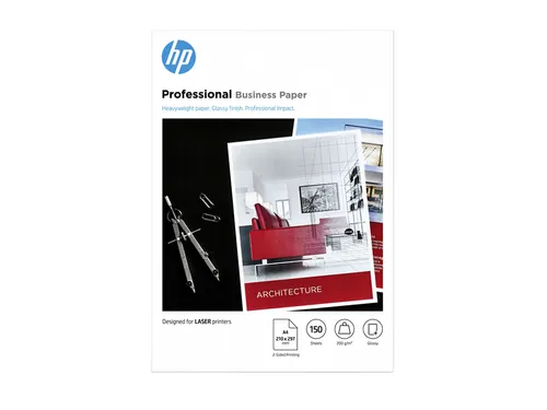 Fotopapier laser HP 7MV83A 200 gram A4 glans wit 150vel