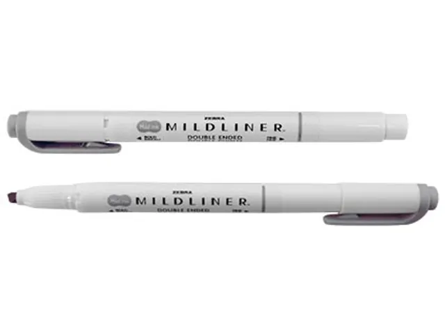 MILDLINER markeerstift grijs dubbele punt
