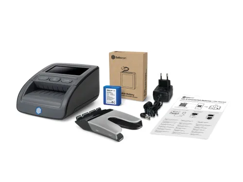 Valsgeld detector Safescan 155-S G2 met stacker en batterij