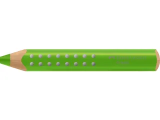 Kleurpotlood Faber-Castell Grippy XXL Jumbo Appelgroen - 3