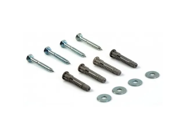 Schroevenset V. Kunststofbank M. 2Pootstellen