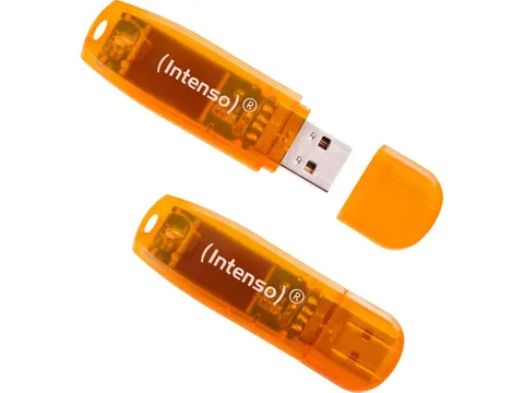 Rainbow Line Usb Stick 64Gb 3502492 28MB/s USB 2.0 oranje 3 stuks