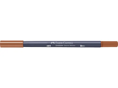 Sketchmarker Faber-Castell Goldfaber 383 light burnt siena op alcoholb