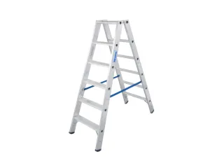 Lichte Universele Trapladder Tweezijdig L 1.41m H 1 08m 2x6treden - 1