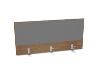 opzetpaneel,v. bureau,aanbouw achter,B 1200mm,NT-cherry,BN8078-grijs - 1