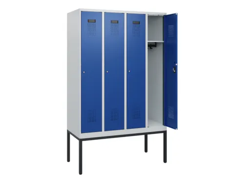 schoollocker,HxBxD 1950x1200x500mm,4vak,vak B 300mm,cil.-slot