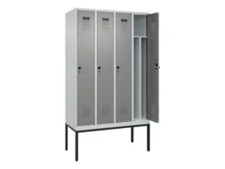 locker voor scheiding van kleding,HxBxD 2120x1200x500mm,4vak