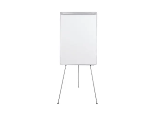 Flipchart Magnetisch Met Zijarmen Uitschuifbaar 100x70cm Lichtgrijs