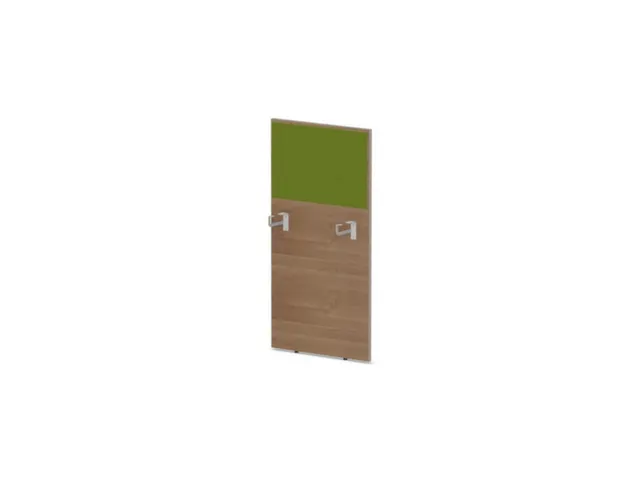 baliepaneel,v. bureau,aanbouw links,B 600mm,NT-cherry,BN7048-groen