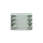 MATTE Glasbord markerhouder magnetisch voor 4 markers Sage Green