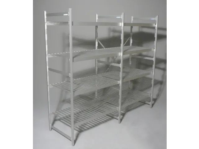 Aluminium Inhaakstelling Aanbouwveld 1800x975x500mm 4roosterlegborden