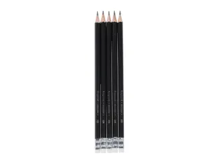 Potlood Bruynzeel Teens HB gumtip blister à 5 stuks - 5