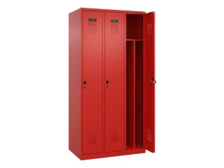 locker voor scheiding van kleding,HxBxD 1850x900x500mm,3vak - 1