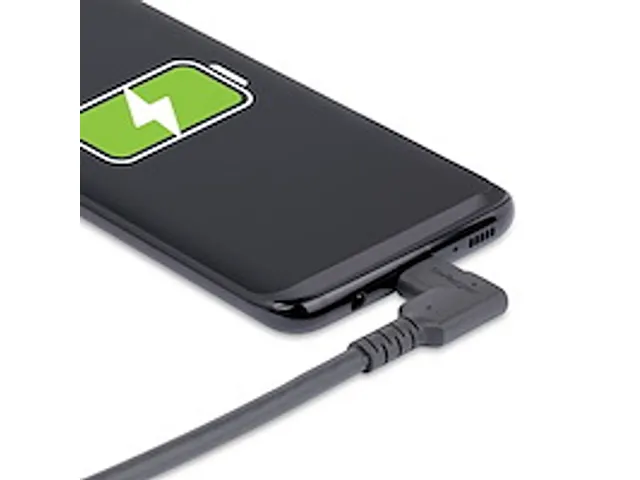 1m Haakse USB-C Kabel rugged