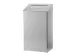 Afvalbak 50 Liter RVS anti-fingerprint Met Push Deksel