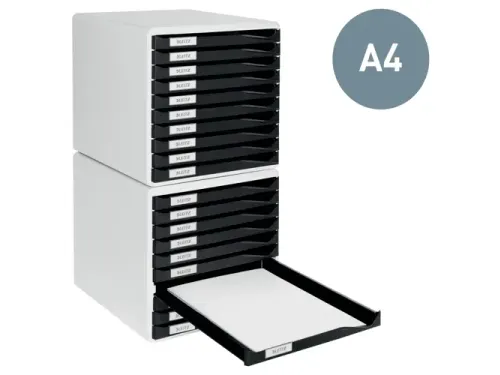 Ladenbox Leitz 5281 10 Laden Zwart